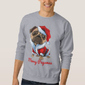 Sweatshirt Pug de Christmas (Devant)