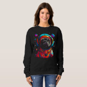 Sweatshirt Pug Dog  Astronaut (Devant entier)