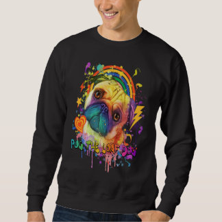 Sweatshirt Pug le chien de pain Jeux de mots sur les animaux