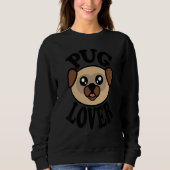 Sweatshirt Pug   Pug   (Devant)