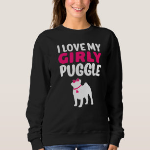 Sweatshirt Puggle Carlin Beagle fille chien fille sexe Reveal