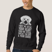 Sweatshirt Puggle Dog for Dog Lover (Devant)