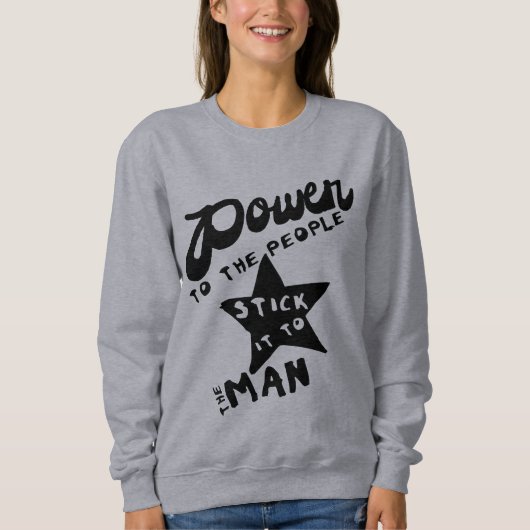 Sweatshirt Puissance aux personnes (Devant)