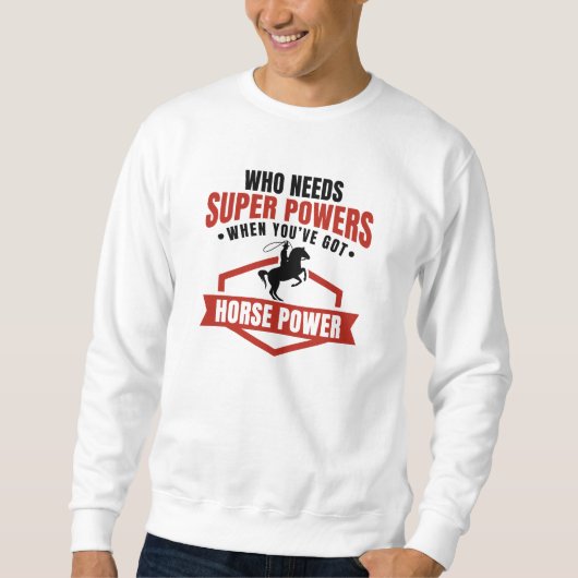 Sweatshirt Puissance cheval (Devant)
