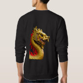 Sweatshirt Puissance du Dragon Chinois (Dos)
