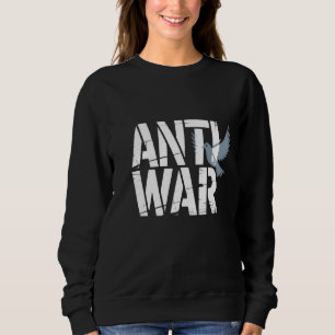 Sweatshirt Puissant T-shirt "anti-guerre" avec Peace Dove