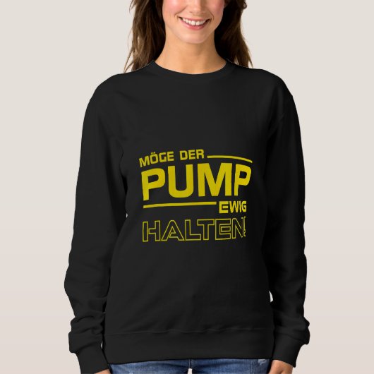 Sweatshirt Puisse La Pompe Dernière Forever Fitness Bodybuild (Devant)
