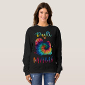 Sweatshirt Puli Mama Tie Dye Dog Mom Mothers Day (Devant entier)
