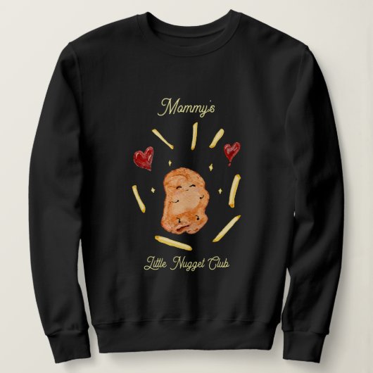 Sweatshirt pull à capuche pour femme Little Nugget (Design devant)