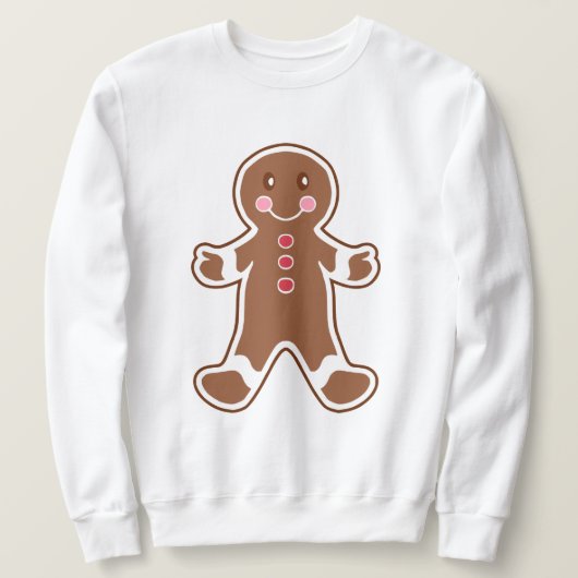Sweatshirt Pull à Noël au pain d'épices (Design devant)