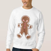 Sweatshirt Pull à Noël au pain d'épices (Devant)