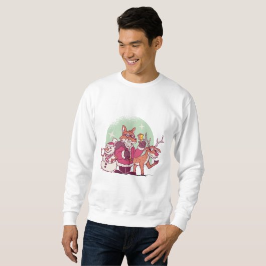 Sweatshirt Pull de Noël festif (Devant entier)