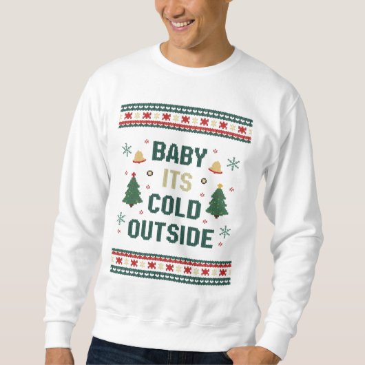 Sweatshirt Pull de Noël laid  (Devant)
