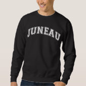 Sweatshirt Pull JUNEAU de style universitaire Amérique Collèg (Devant)