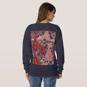 Sweatshirt pull sweatée arbres de Noël pour femmes (Dos entier)