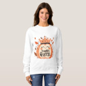 Sweatshirt Pumpkin Queen | ExDesigner | Halloween (Devant entier)