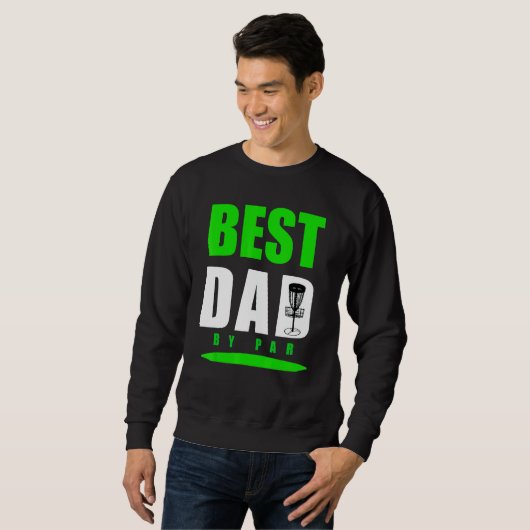 Sweatshirt Pun Best Papa By Disk Golf Pour Frisbee Golf Fath  (Devant entier)