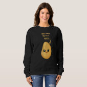 Sweatshirt Pun de nourriture Potates Vegan (Devant entier)