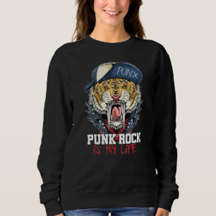 Sweatshirt Punk Rock Est Ma Vie I Anarchie & Punker I Rétro P