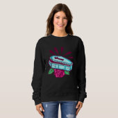 Sweatshirt Punk Rock esthétique Punkrocker Coffin (Devant entier)