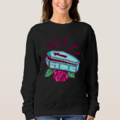 Sweatshirt Punk Rock esthétique Punkrocker Coffin (Devant)