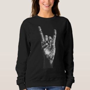 Sweatshirt Punk Rock Main Pagan Satanic Atheist Anti Church P