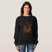 Sweatshirt Punpkin Patch Tarantula Bird Spider Halloween Hapa (Devant entier)