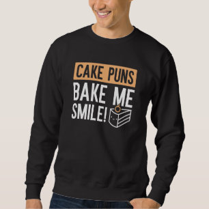 Sweatshirt Puns De Gâteaux M'Afaire Sourire