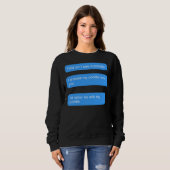 Sweatshirt Puns De Poodle Pour Propriétaire De Poodle (Devant entier)