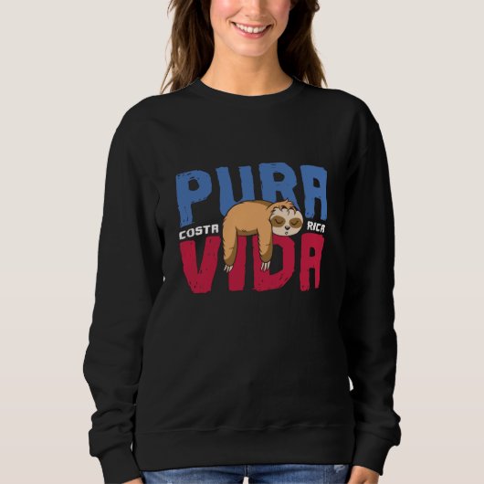 Sweatshirt Pura Vida Sloth (Devant)