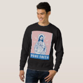 Sweatshirt Pure Foi Jésus Christ Eglise Religion Catholique (Devant entier)
