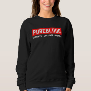 Sweatshirt Pureblood non masqué sans peur