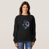 Sweatshirt Purple Dragon Sea Dragons Artwork  1 (Devant entier)