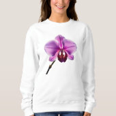 Sweatshirt purple flower (Devant)