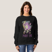 Sweatshirt Purr Evil Let's Summon Demons Pastel Goth Occult (Devant entier)