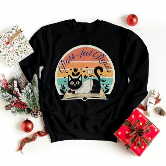 Sweatshirt Purr -fect lit drôles chats amusants Mug