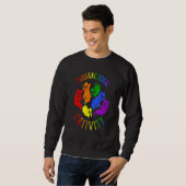 Sweatshirt Purranoro Cativité Lgbt Chats Pride Chats (Devant entier)
