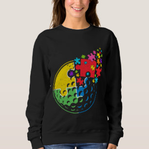 Sweatshirt Puzzle Golf Support Autism Awareness Men Women Kid