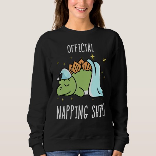 Sweatshirt Pyjama Dinosaure Dormir tête de couchage (Devant)