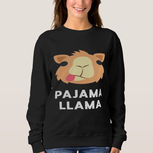 Sweatshirt Pyjama Llama Llama (Devant)
