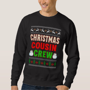Sweatshirt Pyjamas de Noël de l'équipage Cousin Cadeaux Cousi