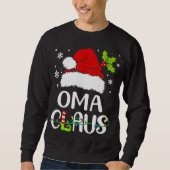 Sweatshirt Pyjamas de Noël Père Noël Noël Noël Noël Oma Claus (Devant)