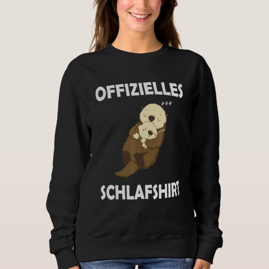 Sweatshirt Pyjamas de nuit Otter (Devant)