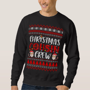 Sweatshirt Pyjamas d'équipage Cousin Noël Vilains Noël Corres