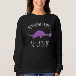 Sweatshirt Pyjamas Dinosaure Dormir Personnel