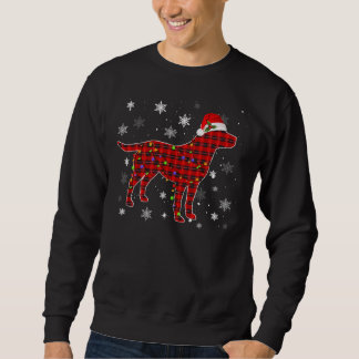 Sweatshirt Pyjamas Red Buffalo Plaid Labrador Retriever Chris