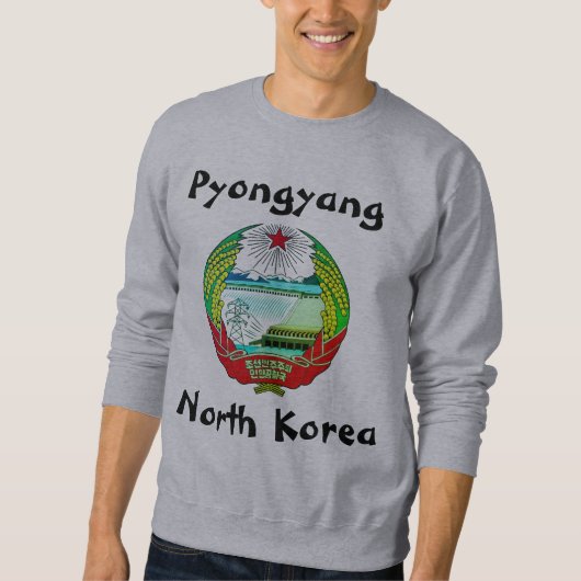 Sweatshirt Pyongyang, Corée du Nord (RPDC) Royaume ermite (Devant)