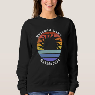 Sweatshirt Pyramid Lake California CA Sunrise Vacances S