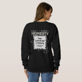 Sweatshirt QR - "HONINCIDENT - FLOWERS" - What I Expect (Dos entier)