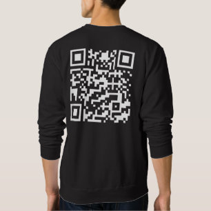 Sweatshirt QR Président Trump 45/47 Code de la danse de Noël